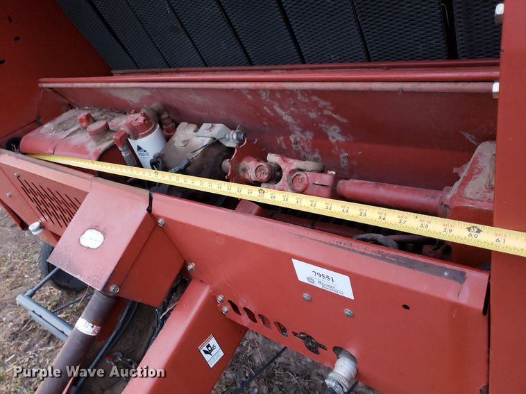 image for item DQ0378 2008 Massey Ferguson 2756A  round baler