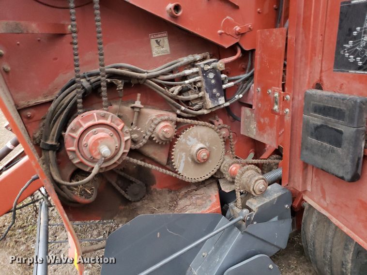 image for item DQ0378 2008 Massey Ferguson 2756A  round baler