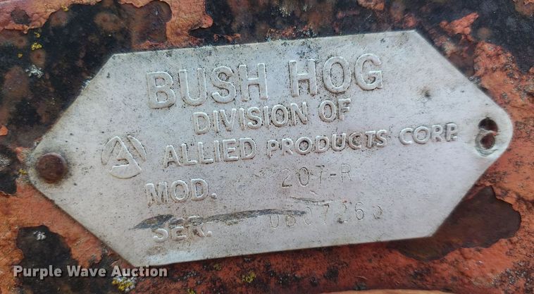 image for item DQ0517 Brush Hog 207-R  rotary mower