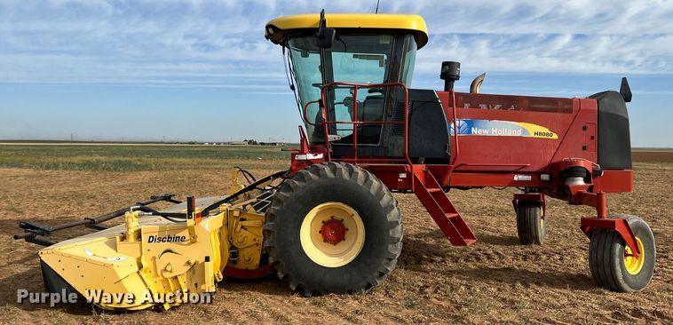 image for item DR5562 2008 New Holland H8080  swather / windrower