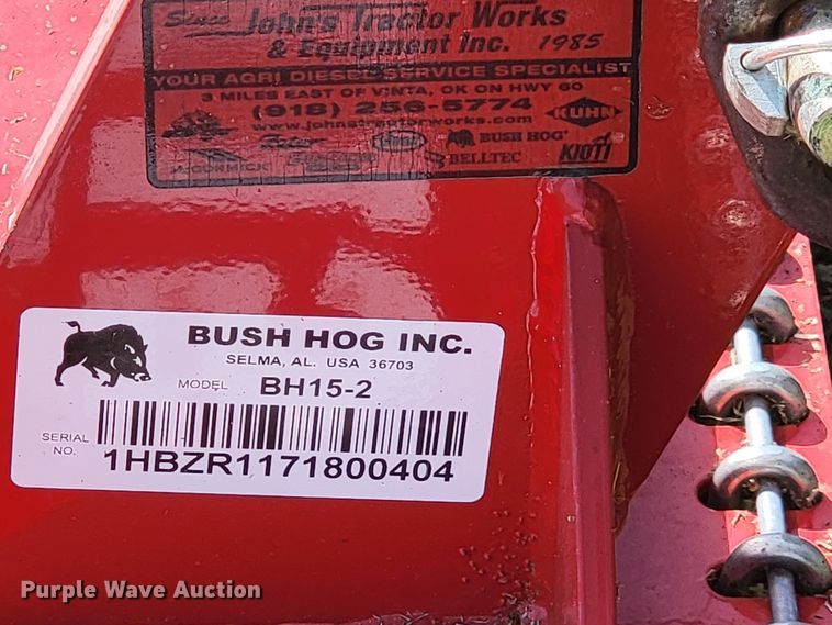 image for item HP9705 Brush Hog BH15-2  rotary mower