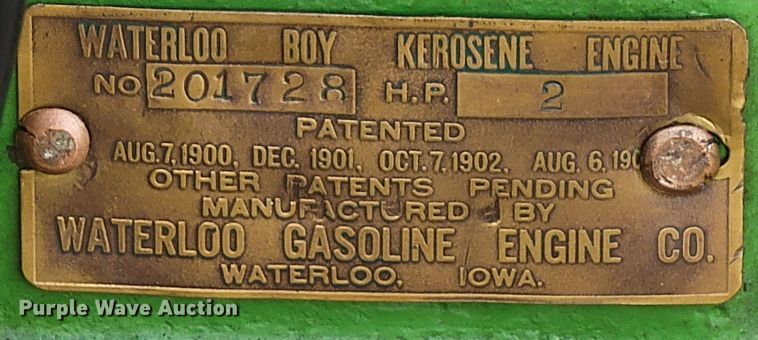 image for item HP9708 1921 Waterloo Boy  engine
