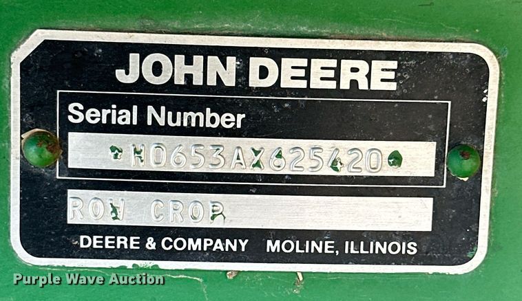 image for item JJ9957 John Deere 653A  all-crop head