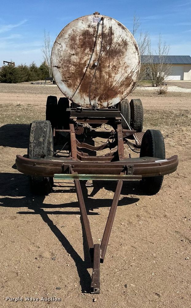 image for item KX9108 Shop built  tank trailer