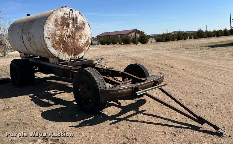 image for item KX9108 Shop built  tank trailer