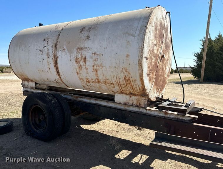 image for item KX9108 Shop built  tank trailer