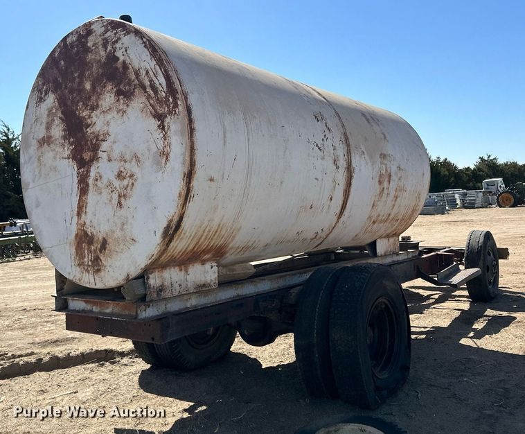 image for item KX9108 Shop built  tank trailer