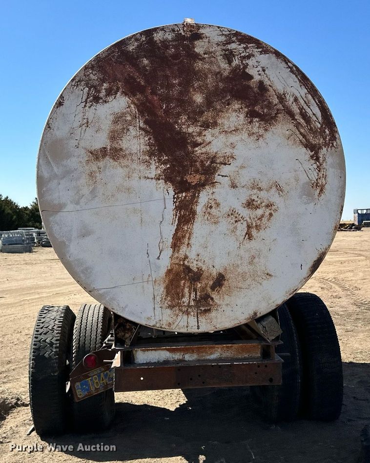 image for item KX9108 Shop built  tank trailer