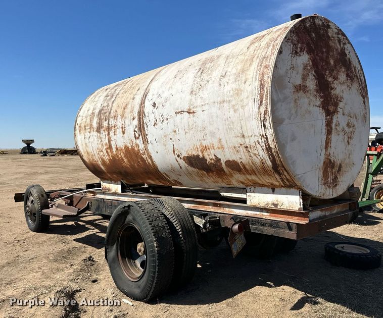 image for item KX9108 Shop built  tank trailer
