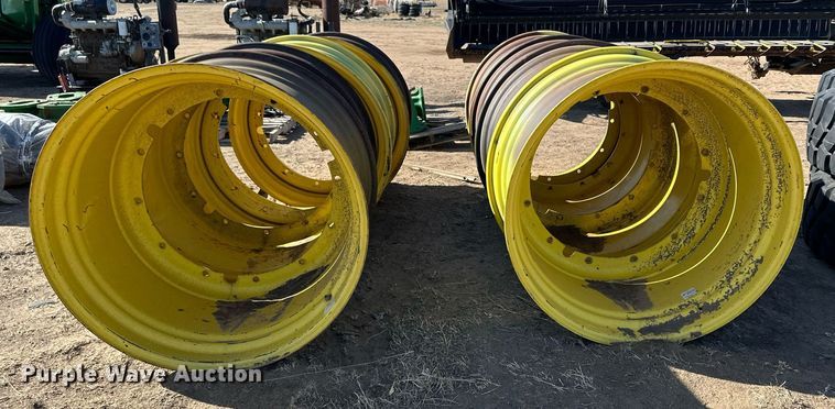 image for item KX9121 (8) John Deere combine wheels