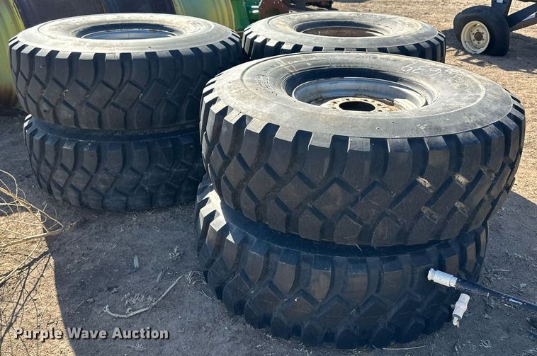 image for item KX9126 (6) 16.00R20 tires and wheels