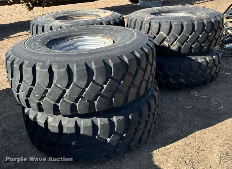 image for item KX9126 (6) 16.00R20 tires and wheels