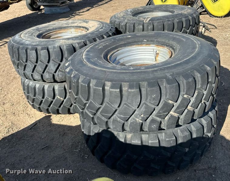 image for item KX9126 (6) 16.00R20 tires and wheels