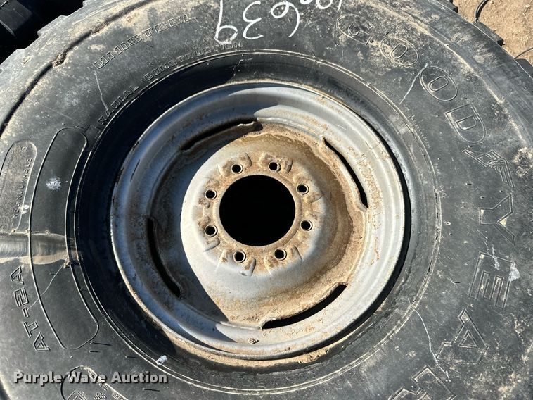 image for item KX9126 (6) 16.00R20 tires and wheels