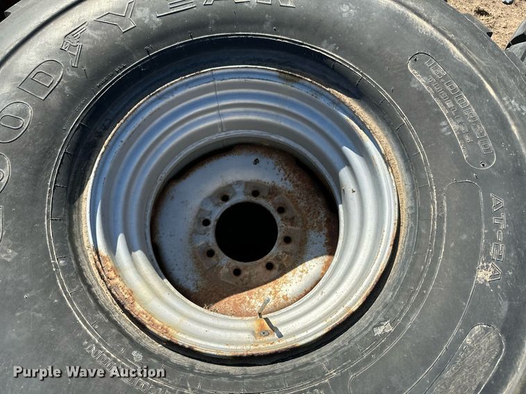 image for item KX9126 (6) 16.00R20 tires and wheels