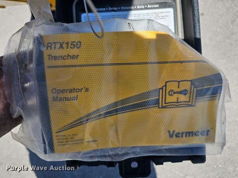 image for item LE9358 2014 Vermeer RTX150  trencher