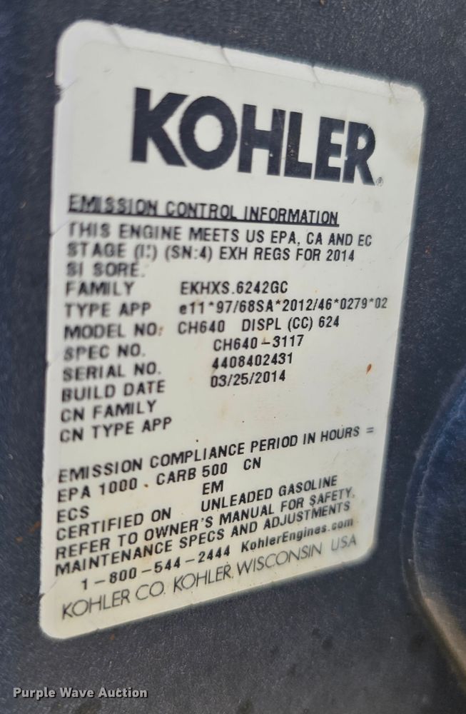 image for item LE9358 2014 Vermeer RTX150  trencher