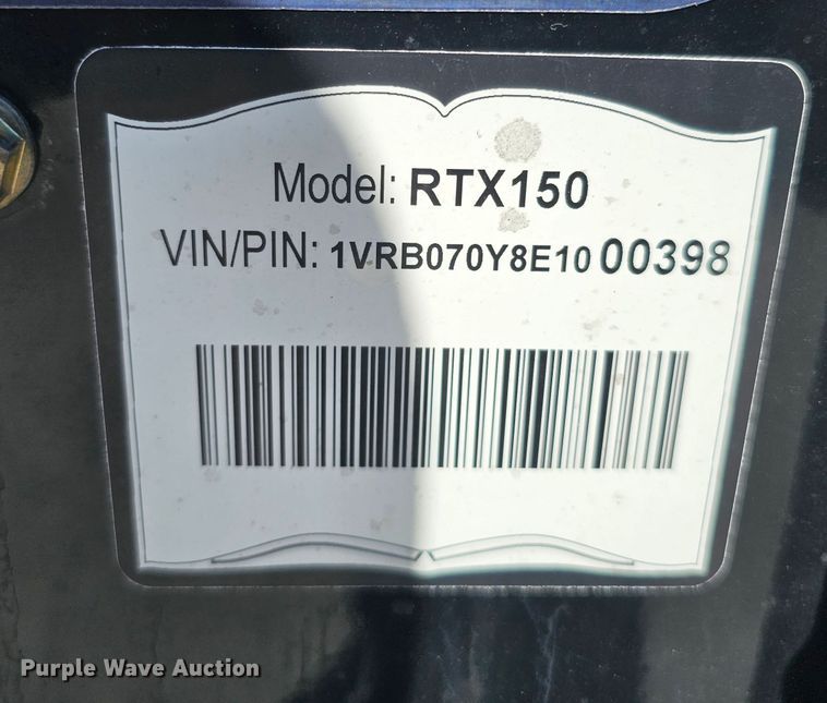 image for item LE9358 2014 Vermeer RTX150  trencher