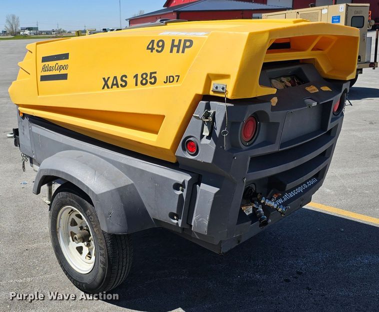 image for item LE9362 Atlas Copco XAS 185 JD7  air compressor