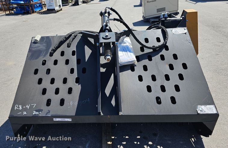 image for item LE9367 2023 Land Honor LR-12-72W  skid steer landscape rake