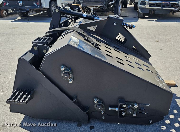 image for item LE9367 2023 Land Honor LR-12-72W  skid steer landscape rake