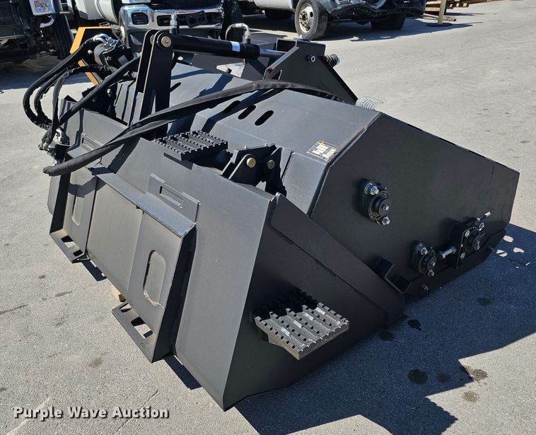 image for item LE9367 2023 Land Honor LR-12-72W  skid steer landscape rake