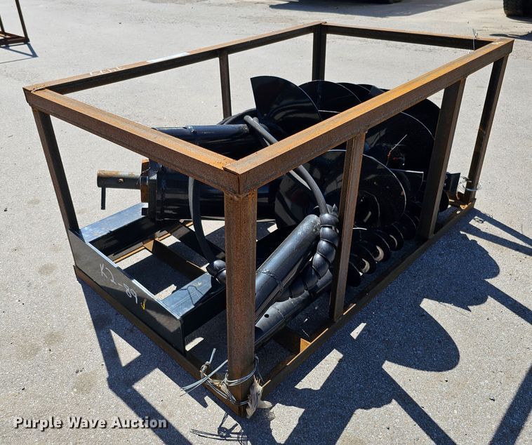 image for item LE9372 2022 Mower King SSECAG-Y  skid steer auger