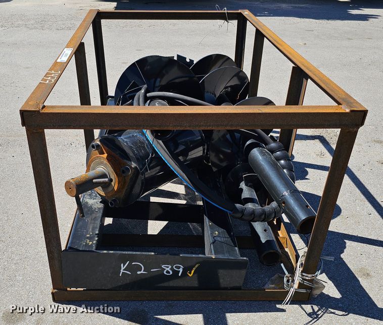 image for item LE9372 2022 Mower King SSECAG-Y  skid steer auger