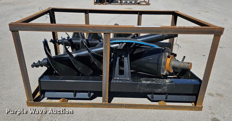 image for item LE9372 2022 Mower King SSECAG-Y  skid steer auger