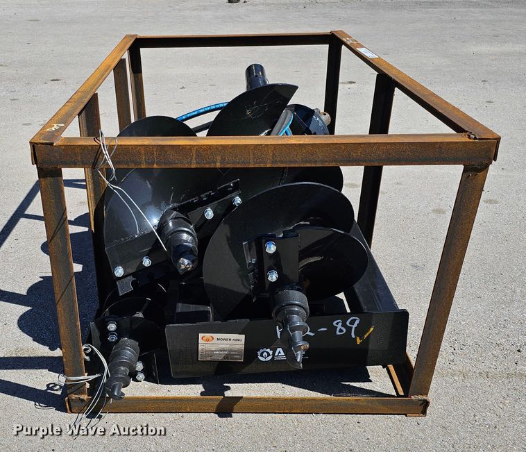 image for item LE9372 2022 Mower King SSECAG-Y  skid steer auger