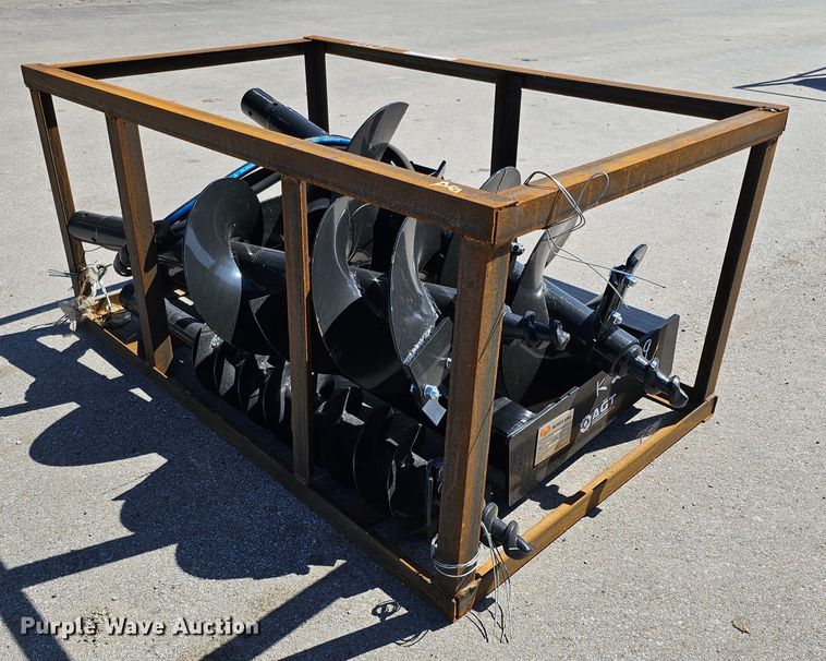 image for item LE9372 2022 Mower King SSECAG-Y  skid steer auger