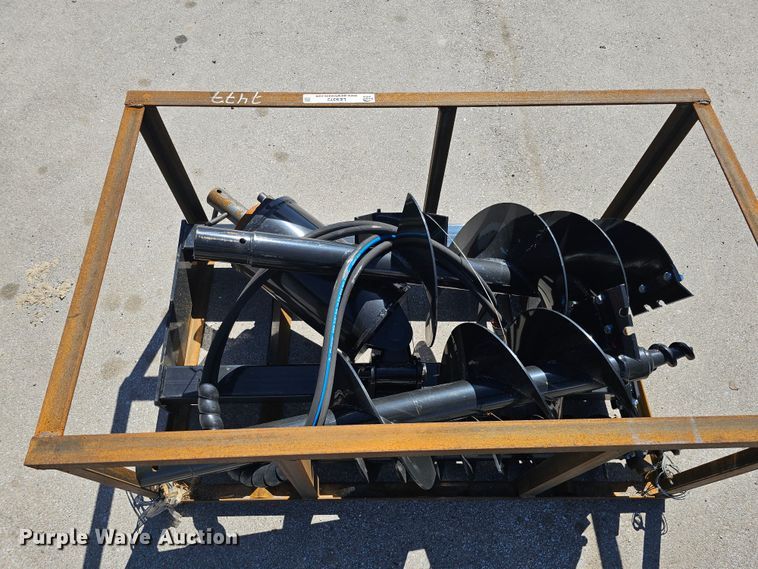 image for item LE9372 2022 Mower King SSECAG-Y  skid steer auger