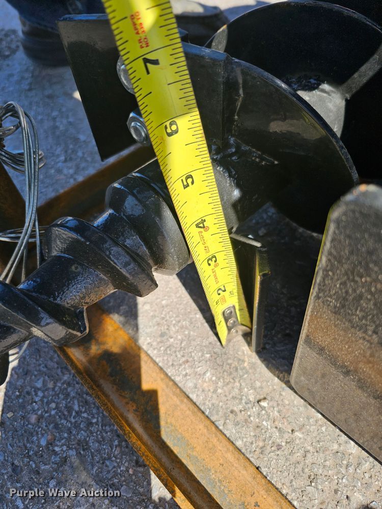 image for item LE9372 2022 Mower King SSECAG-Y  skid steer auger