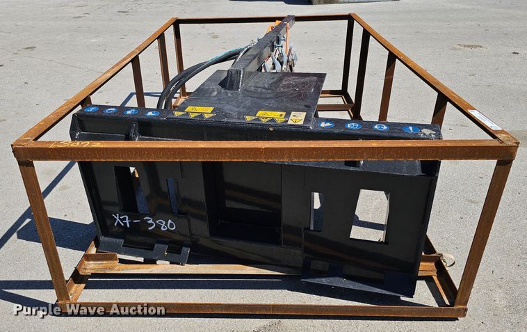 image for item LE9373 2022 Mower King ECSSCT72  skid steer trencher