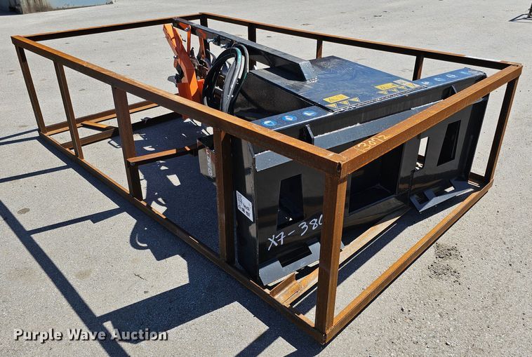 image for item LE9373 2022 Mower King ECSSCT72  skid steer trencher