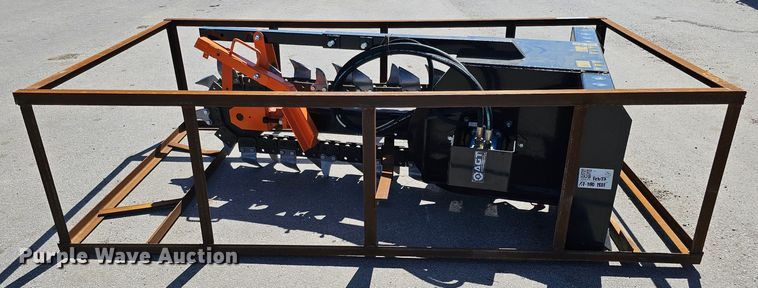 image for item LE9373 2022 Mower King ECSSCT72  skid steer trencher