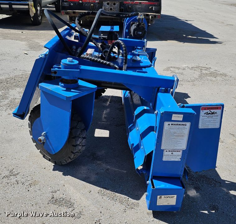 image for item LE9374 2021 TopCat SSSCR72  skid steer soil conditioner