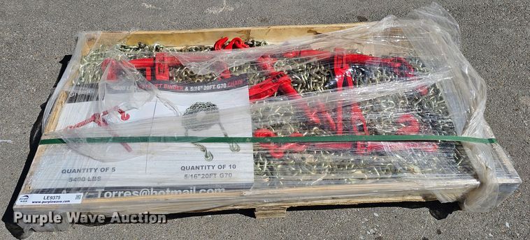 image for item LE9375 (5) GreatBear ratchet binders