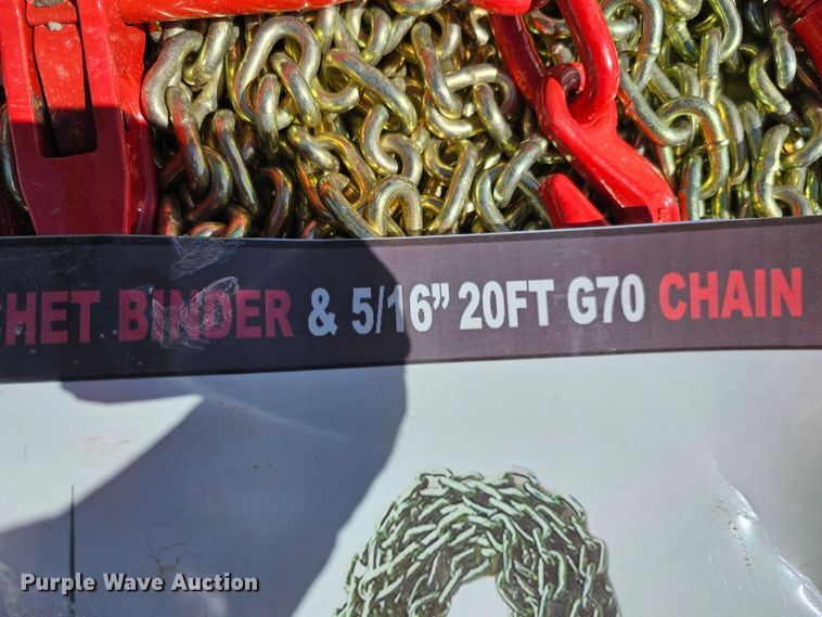 image for item LE9375 (5) GreatBear ratchet binders