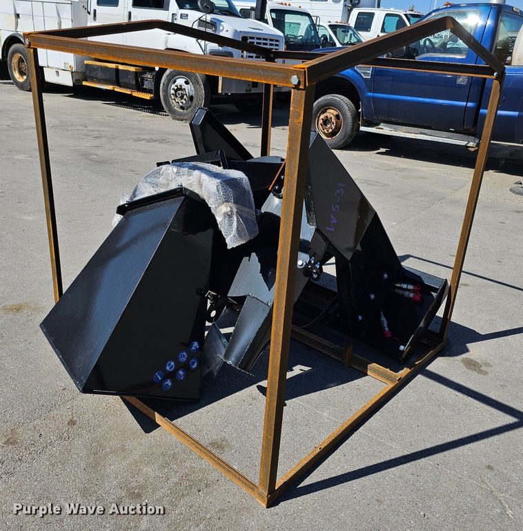 image for item LE9376 2022 Mower King SSBX42S  skid steer wood chipper