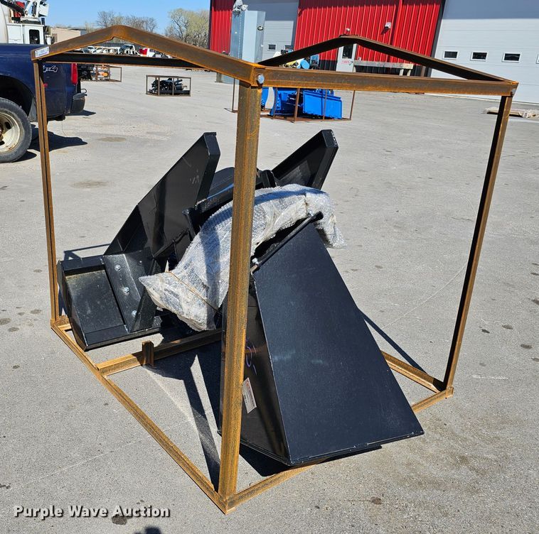 image for item LE9376 2022 Mower King SSBX42S  skid steer wood chipper