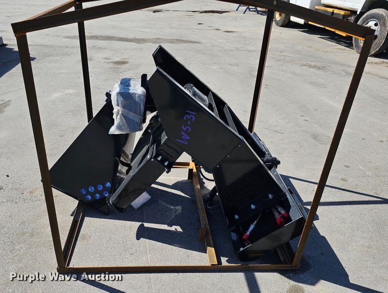 image for item LE9376 2022 Mower King SSBX42S  skid steer wood chipper