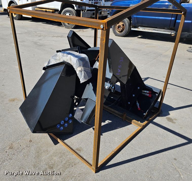 image for item LE9376 2022 Mower King SSBX42S  skid steer wood chipper