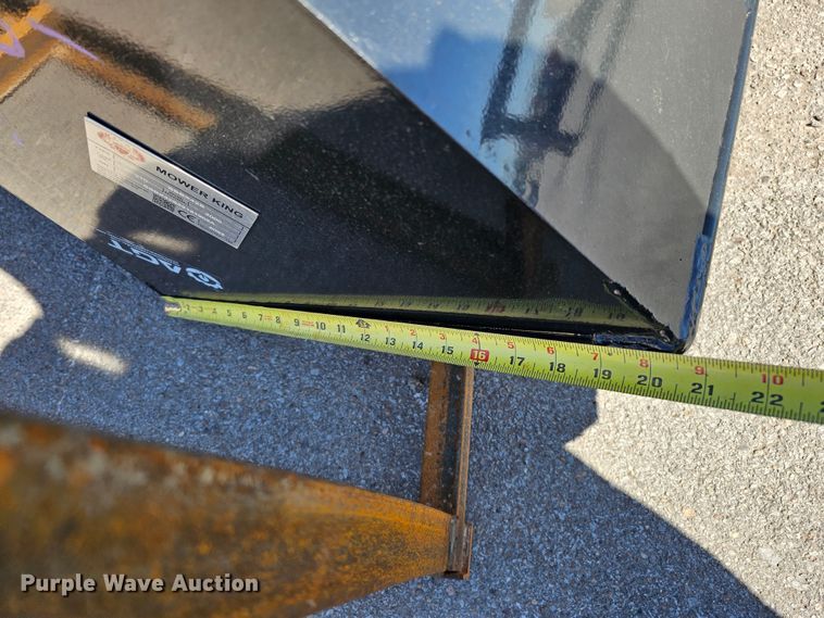 image for item LE9376 2022 Mower King SSBX42S  skid steer wood chipper