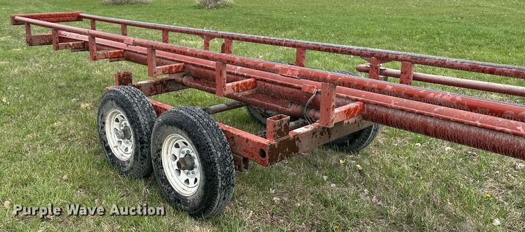 image for item LN9408 Red Rhino  hay bale trailer