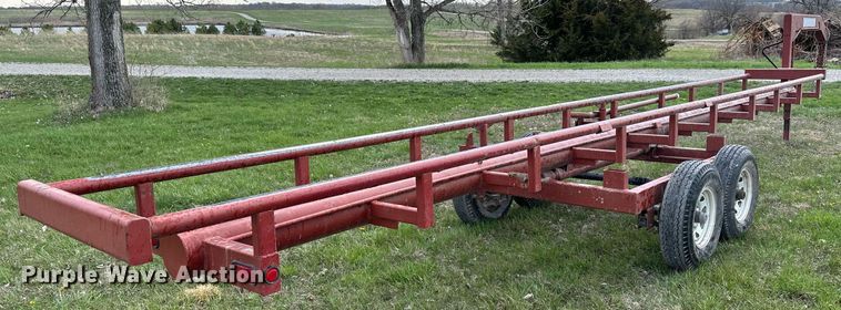 image for item LN9408 Red Rhino  hay bale trailer