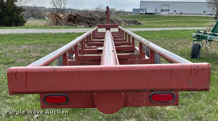 image for item LN9408 Red Rhino  hay bale trailer