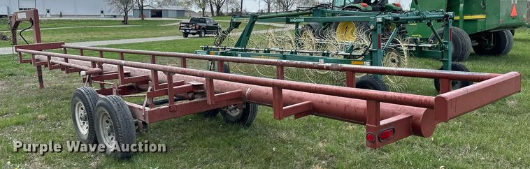 image for item LN9408 Red Rhino  hay bale trailer