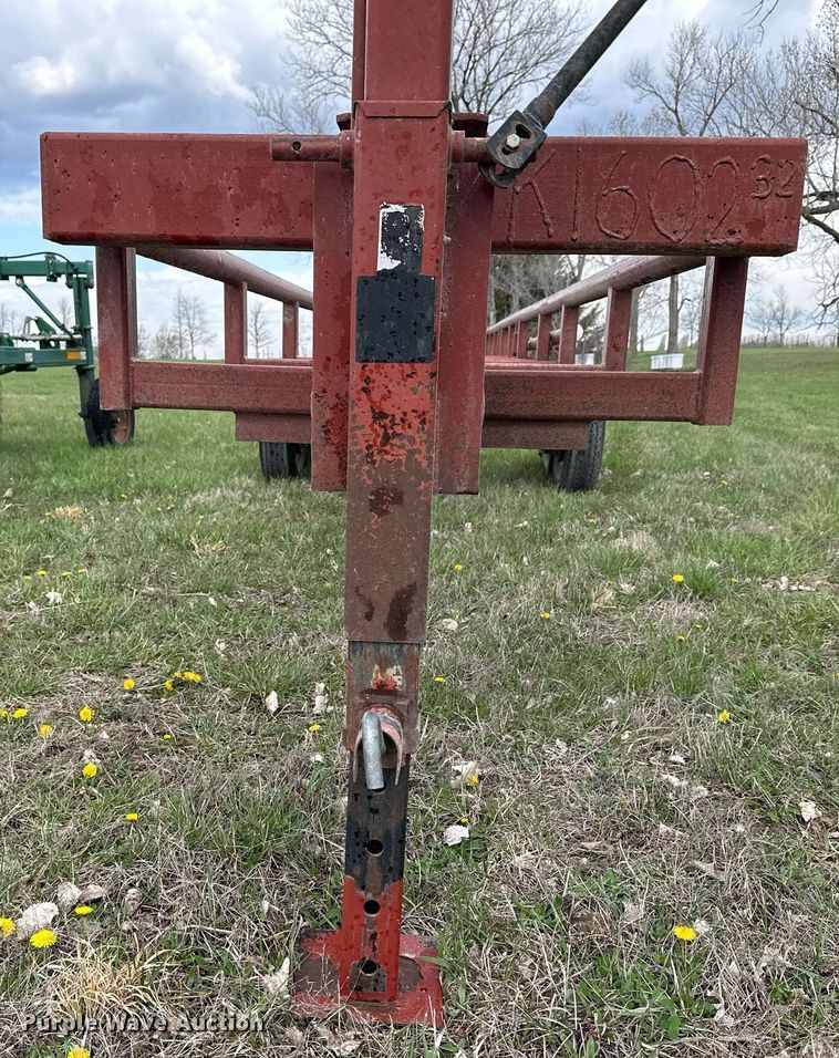 image for item LN9408 Red Rhino  hay bale trailer