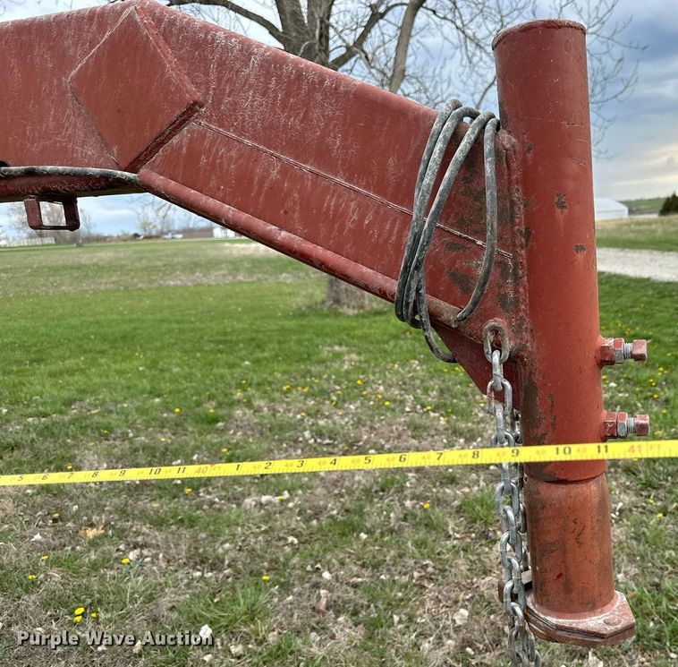 image for item LN9408 Red Rhino  hay bale trailer